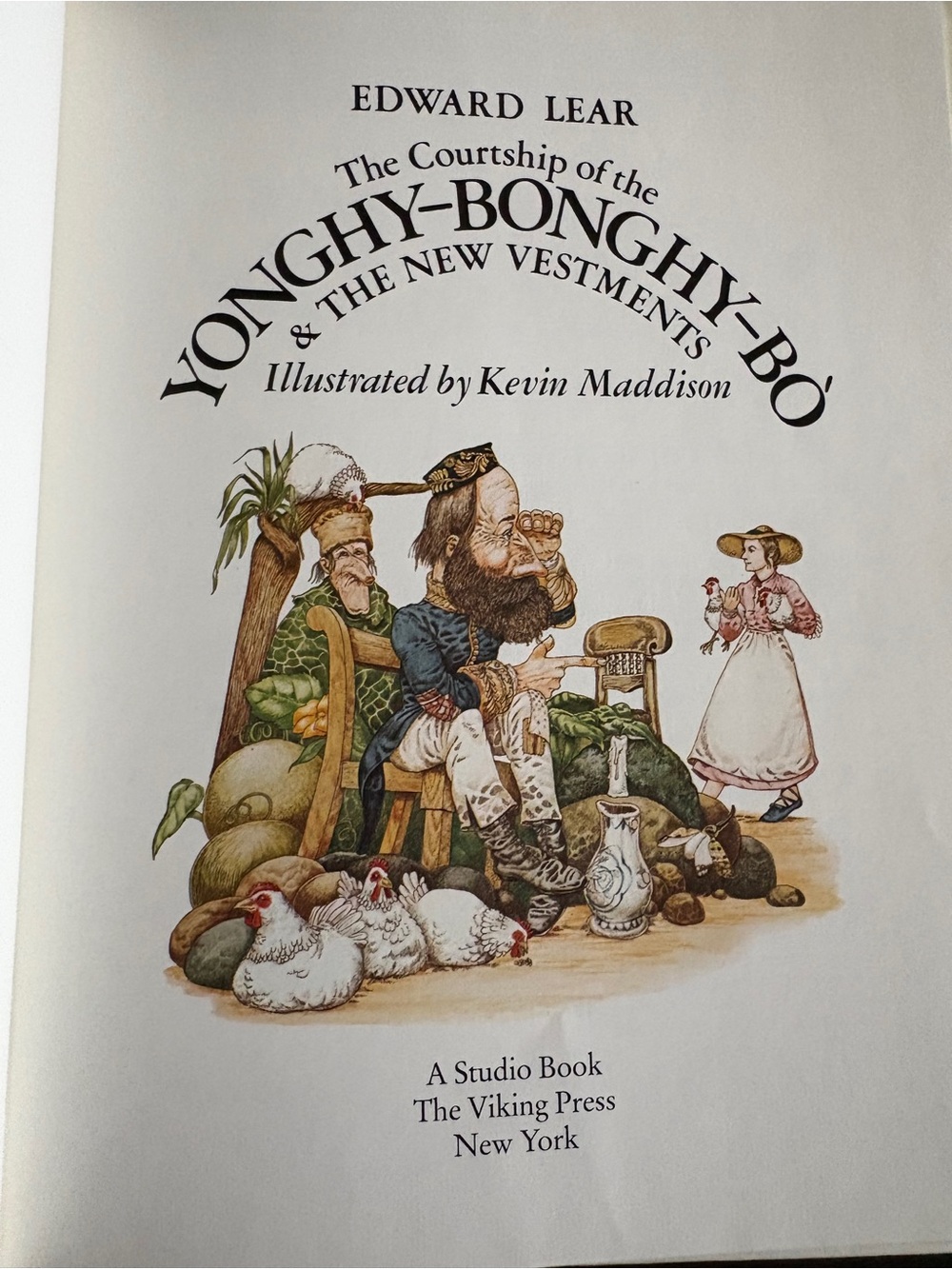 1980 The Courtship of the Yonghy-Bonghy-Bo Hardcover - Picture 4 of 8